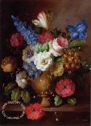 unknow artist Floral, beautiful classical still life of flowers.072 USA oil painting reproduction